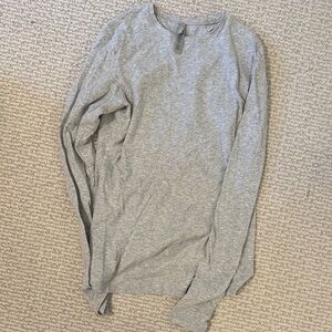 Skims Maternity Light Gray Crewneck Sweater